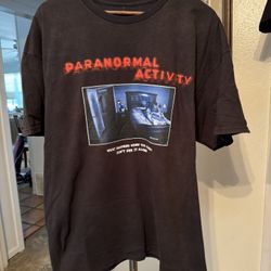 Officially Licensed Paranormal Activity Vintage Style Tee Size Xl