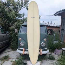 9'6 Surfboard Wegener Single Fin Longboard Like New