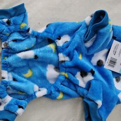 Fleece lamb dog pajamas


