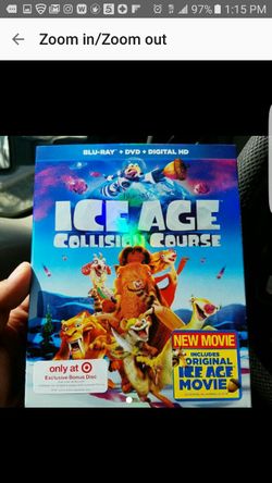 Ice Age collision course blu ray dvd combo brand new sealed with slip cover