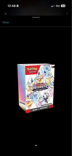 Prismatic Evolution Booster Bundles