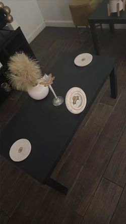 Table  , side table & mini chairs & everything that’s on them