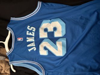 Lakers Lebron James Blue Jersey Size 54 (xxl)
