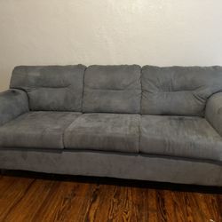 Blue/Grey Couch
