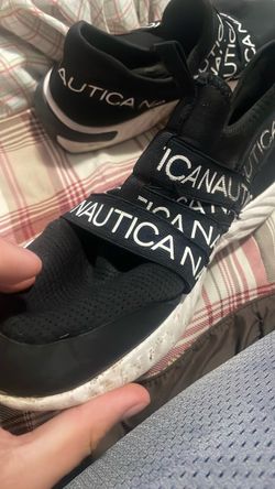 Nautica Black Slip-On Sneakers
