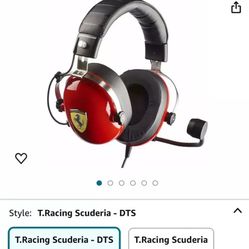 Thrustmaster https://offerup.com/redirect/?o=VC5SYWNpbmc= Scuderia Ferrari Edition-DTS - Gaming Headset for Race Simulation, PC/PS4/Xbox One/Nintendo 