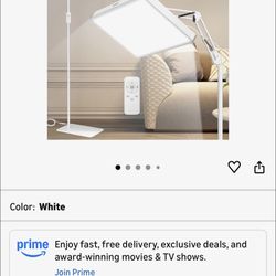 SUXIO Light Therapy Lamp - 12000 LUX Therapy Lights, Happy Lamp with Remote, Light Box Therapy with 3 Timer & 4 Brightness, LED UV-Free Daylight Lamp 