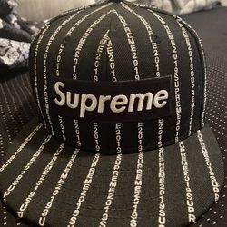 Supreme Box Logo New Era Fitted Hat