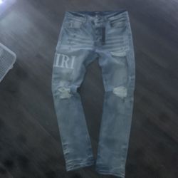 Amiri Jeans "With Amiri Side Logo"