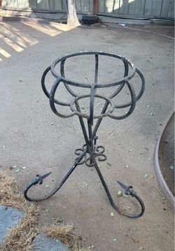 Wrought Iron Plant Stand