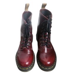 Dr Martens Burgundy Boots