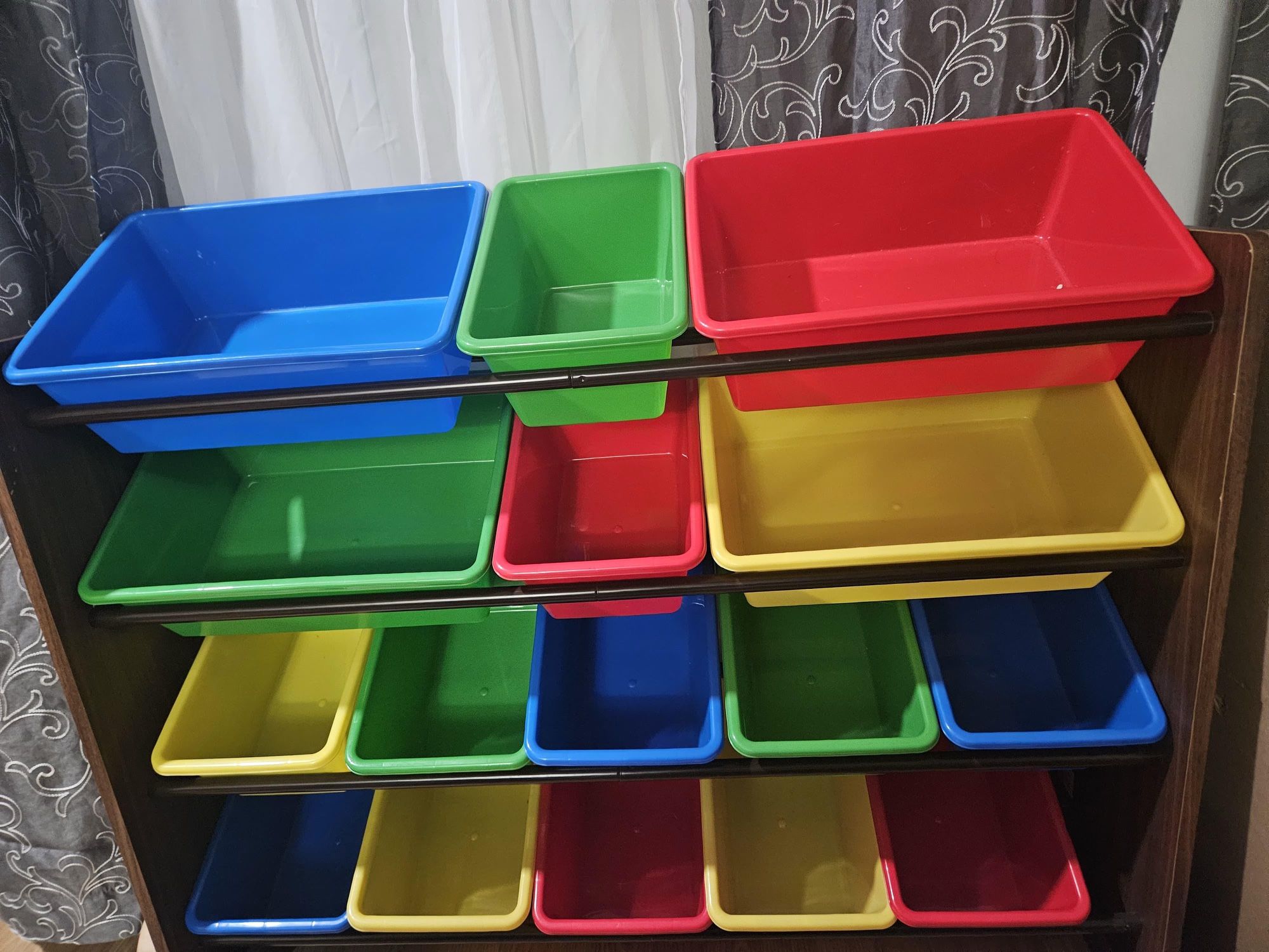 Kids Shelf With Bins (NEED GONE FAST)