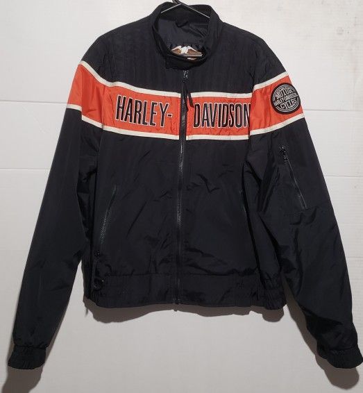 Vintage 2004 Harley-Davidson Bomber Jacket Mens Size Large