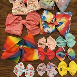 Lot of Jojo Siwa hairbows