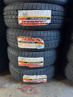 Set De Ilantas Nuevas 215/70R17 Marca Arroyo