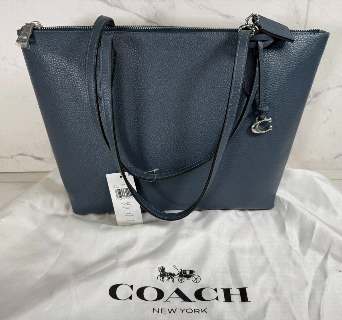 Coach Blue Leather Shoulder Bag (A1G009183)