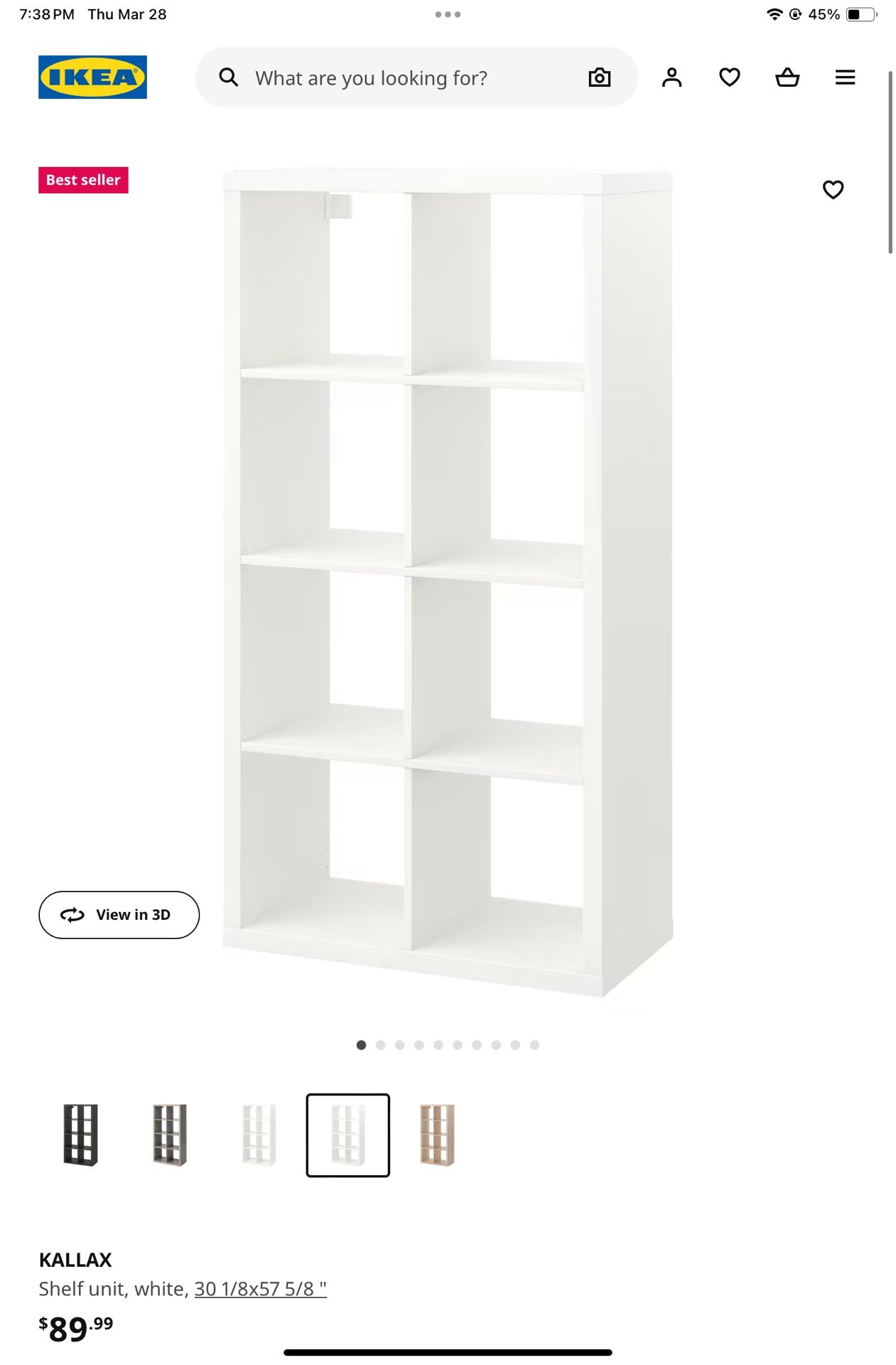 IKEA Kallax Shelf