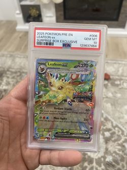 Leafeon ex - (Prismatic Evolutions Stamp) 006/131 Miscellaneous Cards & Products Holo Slab Graded 