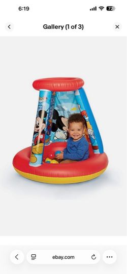 Mickey Mouse Inflatable Ball Pit for Toddlers