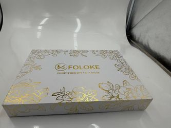 Foloke Light Therapy Face Mask New Sealed 