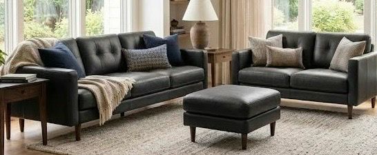 3 piece sofa set and tv stand new!