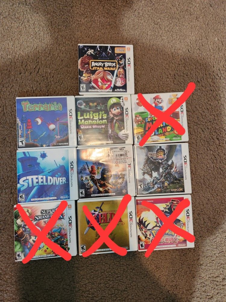 3DS Games (All Working And Tested)
