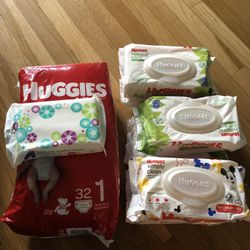 Pamper And Wipes 