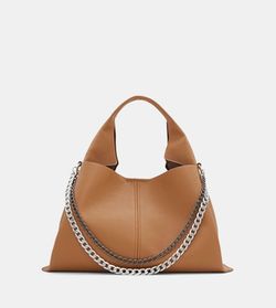 New! Cute CALL IT SPRING HERMETICA CHAIN ACCENT BUCKET BAG