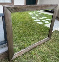 Wooden Mirror