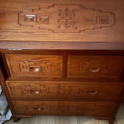 Vintage ROSEWOOD SECRETARY JAPANESE