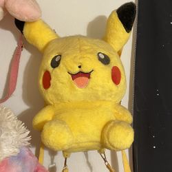 Pikachu Plush Backpack