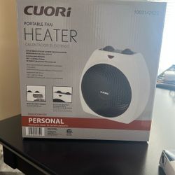 Portable fan heater