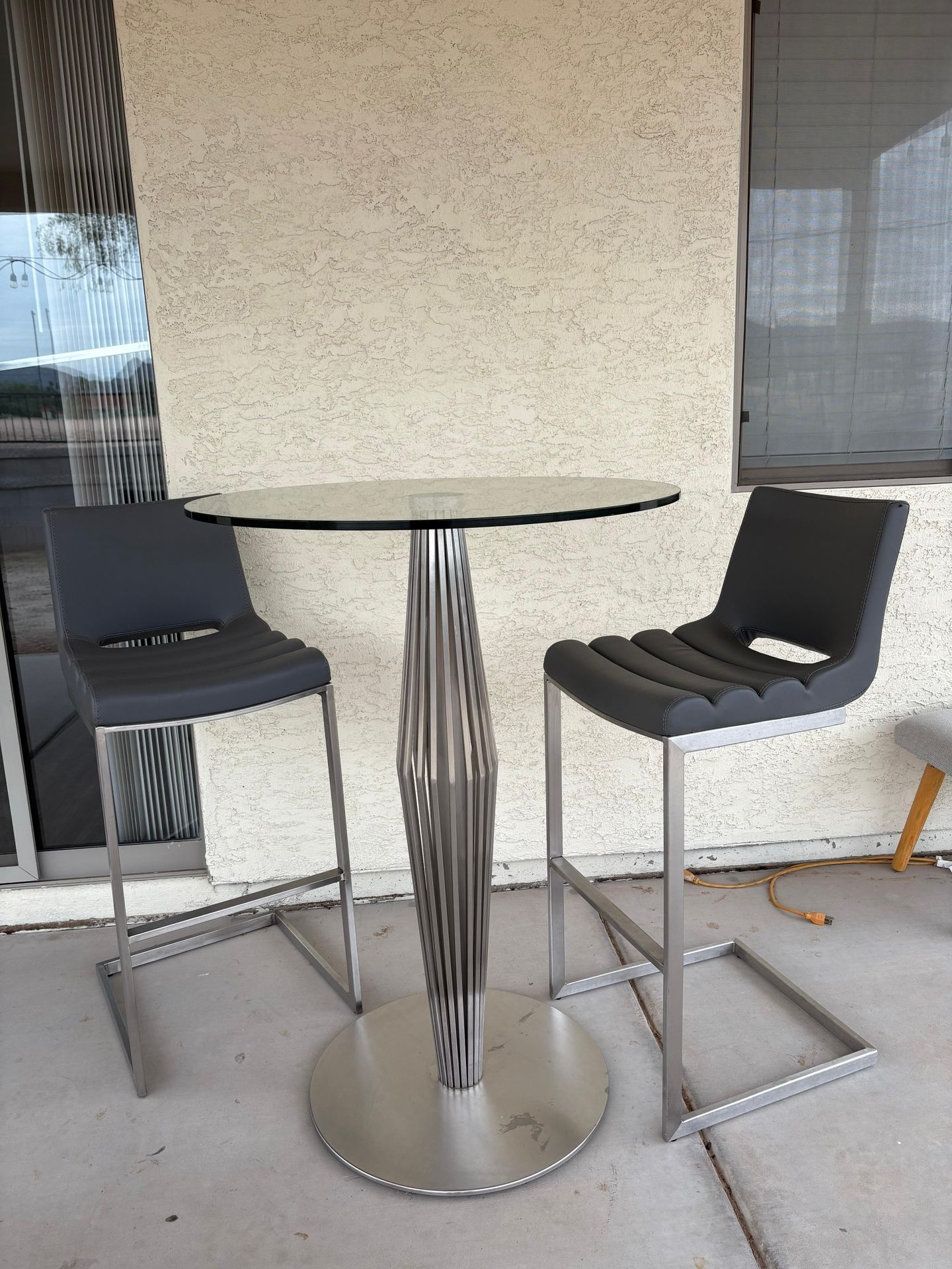 Glass Table And Chairs