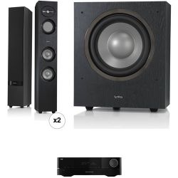 Infinity 2 Floor-Standing Speakers + Subwoofer And Receiver 