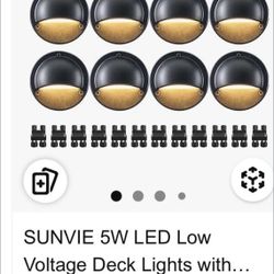 SUNVIE 5W LED Low Voltage Deck Lights