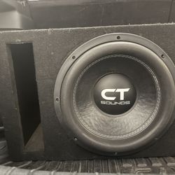 Ct Sounds 12” subwoofer in ported box