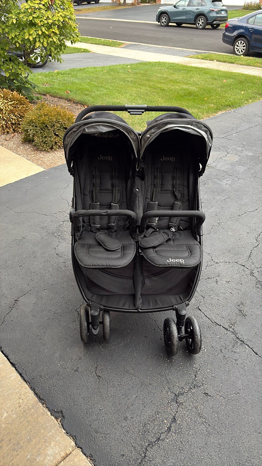 Jeep Side By Side Double Stroller