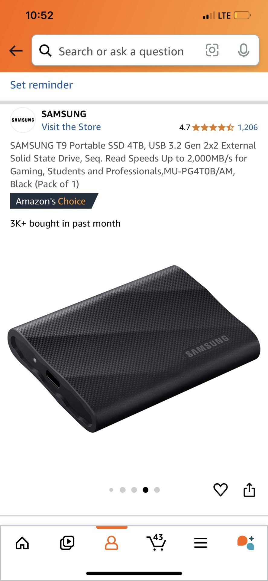 Samsung Portable Ssd 4 Tb