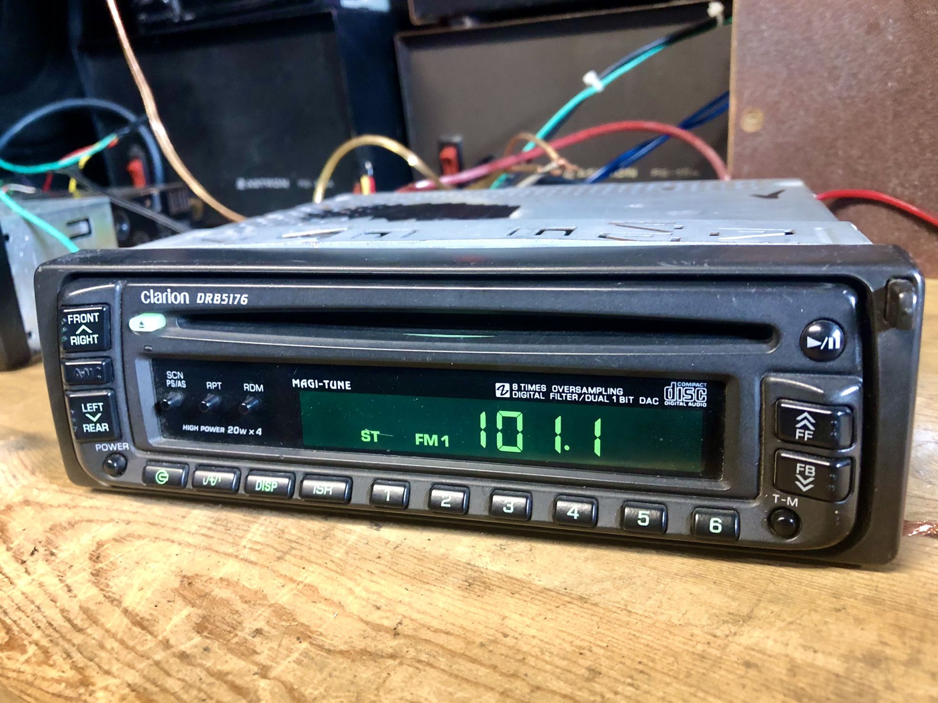 Old School CLARION DRB5176 CD Car Stereo Head Unit