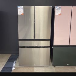 Samsung Bespoke 29 Cubic Ft. Four Door Refrigerator With Beverage Center And Ice Maker🔥🔥