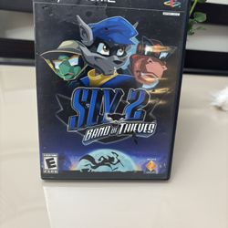 Two Games Sly 2 Band of Thieves Sony Playstation 2 PS2 Greatest Hits& Black Label 2 Games Lot Complete CIB