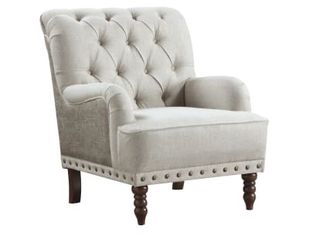 Accent Chair, Arm Chair with Retro Wood Legs, Comfy Textured Upholstered Armchair for Living Room/Bedroom/Reading Room/Office,