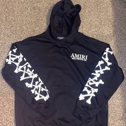 Amiri Skeleton Sleeve Hoodie 