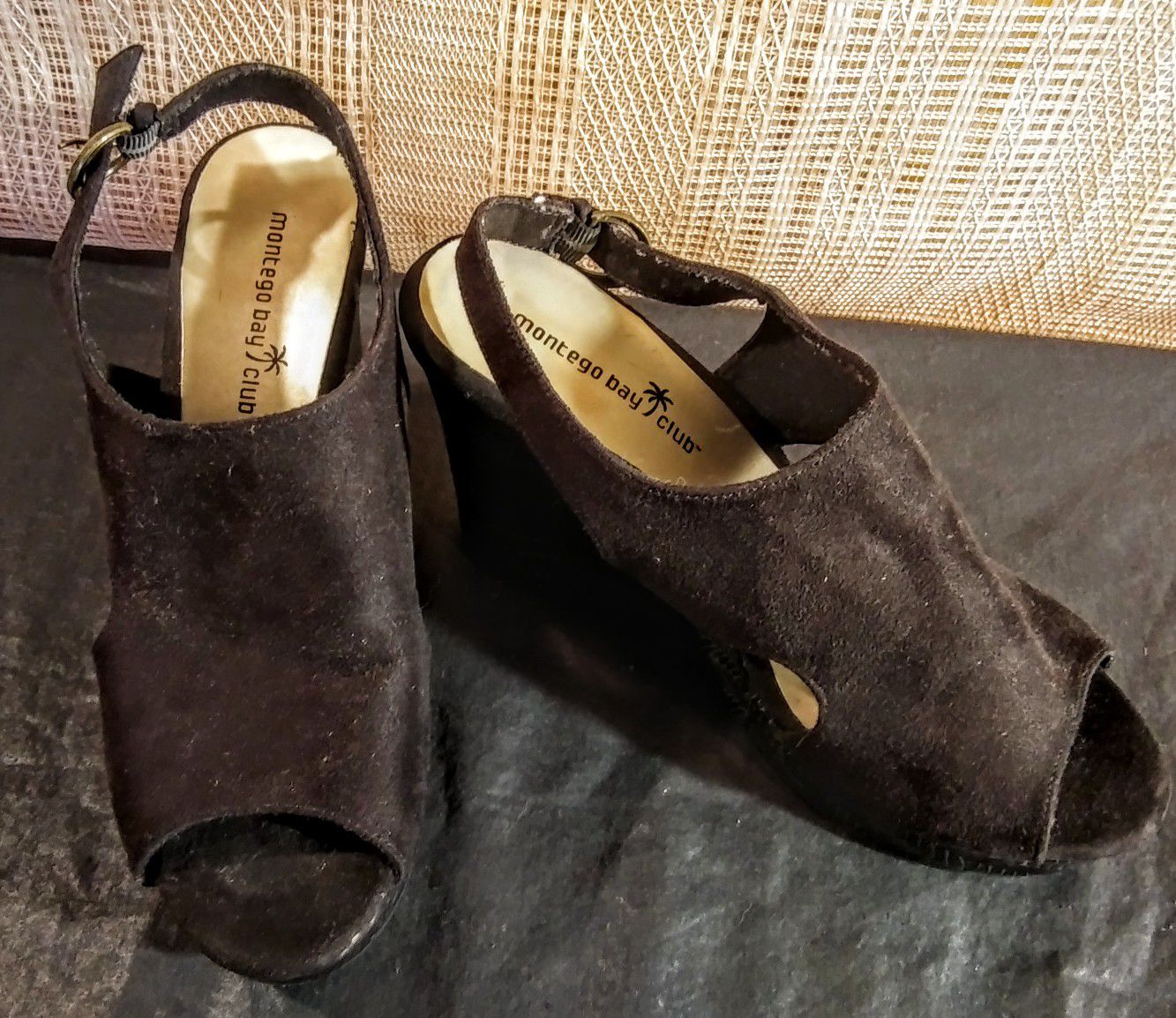 Black Montero Bay Club Woman's Shoes size 8