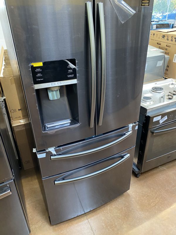 Refrigerator Samsung Dark Stainless steel 33 inch wide for Sale in ...