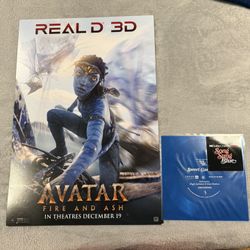 Avatar Poster & Vinyl Record 