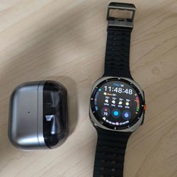 Samsung ultra watch 47mm and samsung earbuds3 pro