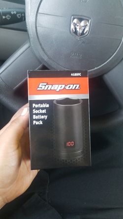 Snap on portable charger
