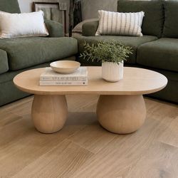 West Elm Wood Coffee Table 43.5”