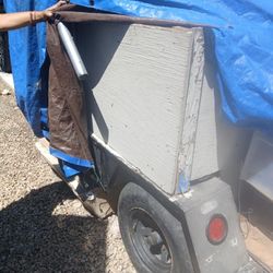 UPDATED 06/11/2026 One Axle Towing Trailor...its 8ft By 8ft 2 Inches And The Walls Stand 3 1/2 Feet Tall From The Floor Inside The Trailorr